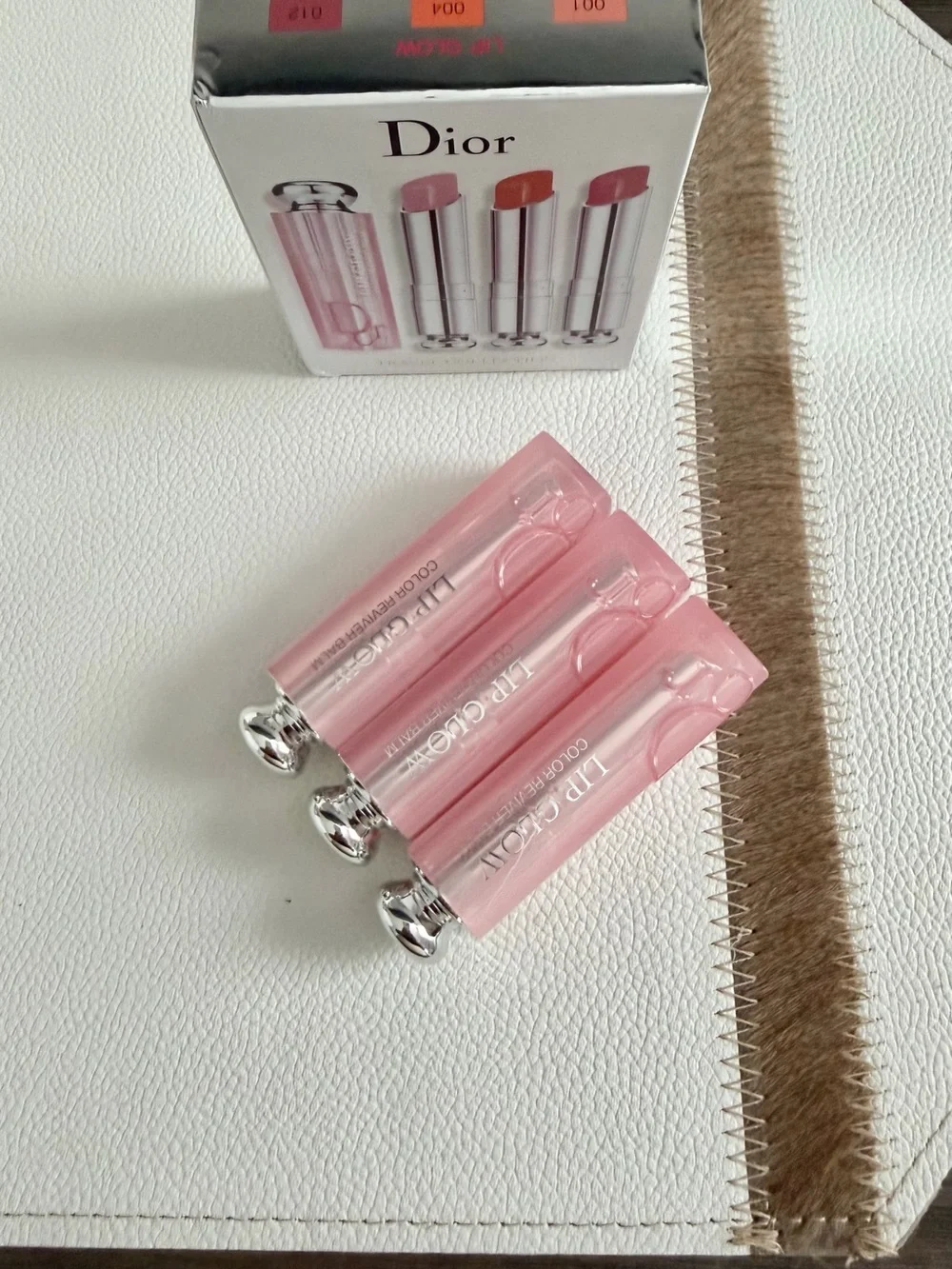 Dior Addict Lip Glow Trio — Pink, Coral, Rosewood